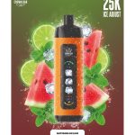 Crown Bar Al Fakher 25K Puff Ice Control Watermelon Lime - كراون بار الفاخر 25 ألف بف أيس كنترول ليمون بطيخ