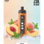 Crown Bar Al Fakher 25K Puff Ice Control Peach Ice - كراون بار الفاخر 25 ألف بف أيس كنترول خوخ أيس