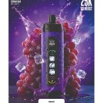 Crown Bar Al Fakher 25K Puff Ice Control Grape - كراون بار الفاخر 25 ألف بف أيس كنترول عنب