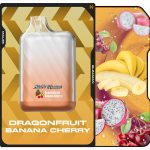 Malek El Zaman Disposable 10000 Puffs Dragon Fruit Banana Cherry - ملك الزمان ديسبوزابل دراجون فروت موز كريز