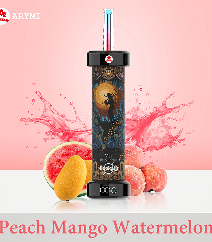 OLIT Hookalit Disposable 40k Puffs Peach Mango Watermelon - اوليت هوكاليت ٤٠ الف باف ديسبوزابل مانجو بطيخ OLIT Hookalit Disposable 40k Puffs Peach Mango Watermelon - اوليت هوكاليت ٤٠ الف باف ديسبوزابل مانجو بطيخ - Image 1