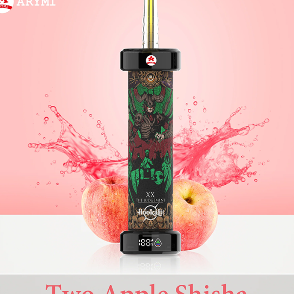 OLIT Hookalit Disposable 40K Puffs Two Apple Shisha - اوليت هوكاليت ٤٠ الف باف ديسبوزابل شيشة تفاحتين