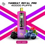 Tugboat Royal Pro Disposable 40K Puffs Crazy Berry - تاجبوت ديسبوزابل 40 الف بف ميكس توت