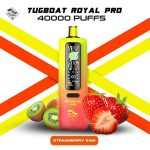 Tugboat Royal Pro Disposable 40K Puffs Strawberry Kiwi - تاجبوت ديسبوزابل 40 الف بف فراولة كيوى