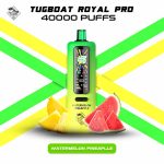 Tugboat Royal Pro Disposable 40K Puffs Watermelon Pineapple - تاجبوت ديسبوزابل 40 الف بف بطيخ أناناس