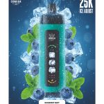 Crown Bar Al Fakher 25K Puff Ice Control Blueberry Mint - كراون بار الفاخر 25 ألف بف أيس كنترول بلوبيرى نعناع