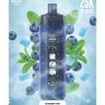 Crown Bar Al Fakher 25K Puff Ice Control Blueberry Gum - كراون بار الفاخر 25 ألف بف أيس كنترول بلوبيرى جم