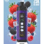 Crown Bar Al Fakher 25K Puff Ice Control Mix Berry - كراون بار الفاخر 25 ألف بف أيس كنترول ميكس توت
