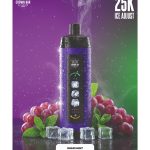 Crown Bar Al Fakher 25K Puff Ice Control Grape Mint - كراون بار الفاخر 25 ألف بف أيس كنترول عنب نعناع أيس