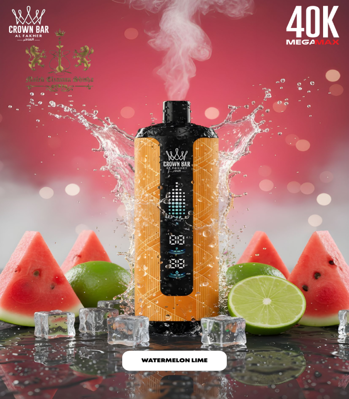 AF 40K MEGAMAX-16 Al fakher Mega Max 40k Disposable watermelon lime - Image 1