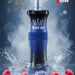Al Fakher Crown Bar 60K E Hose 60000 Puffs blueberry rasperry \ بلوبيري  راسبيري
