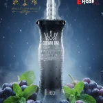 Al Fakher Crown Bar 60K E Hose 60000 Puffs  grape mint \ عنب نعناع