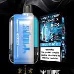 Dr vapes Oxbar 50k Puff  Blue ice - دكتور فيب أوكس بار 50 ألف بف بلو ايس