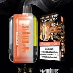 Dr vapes Oxbar 50k Puff peach ice  -  دكتور فيب أوكس بار 50 ألف بف خوخ ايس